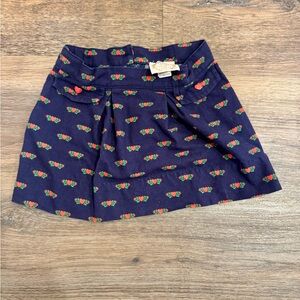 The Beaufort Bonnet Company Navy Skirt with Heart Accents